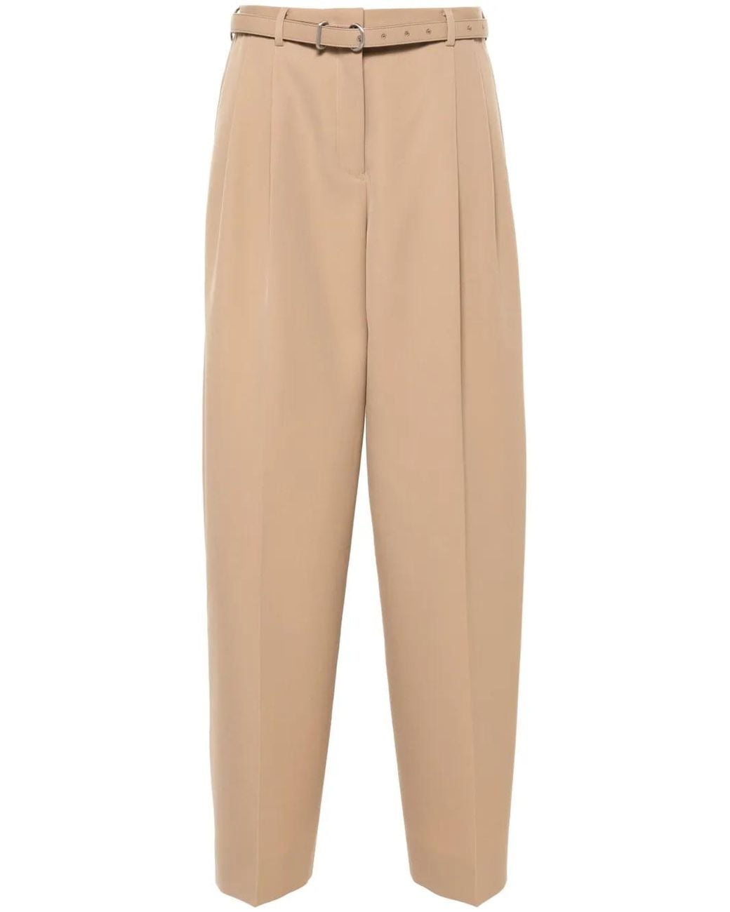 Jil Sander Natural Belted Trousers
