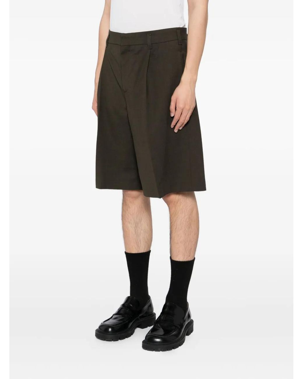 Jacquemus Black The Ovalu Shorts for men