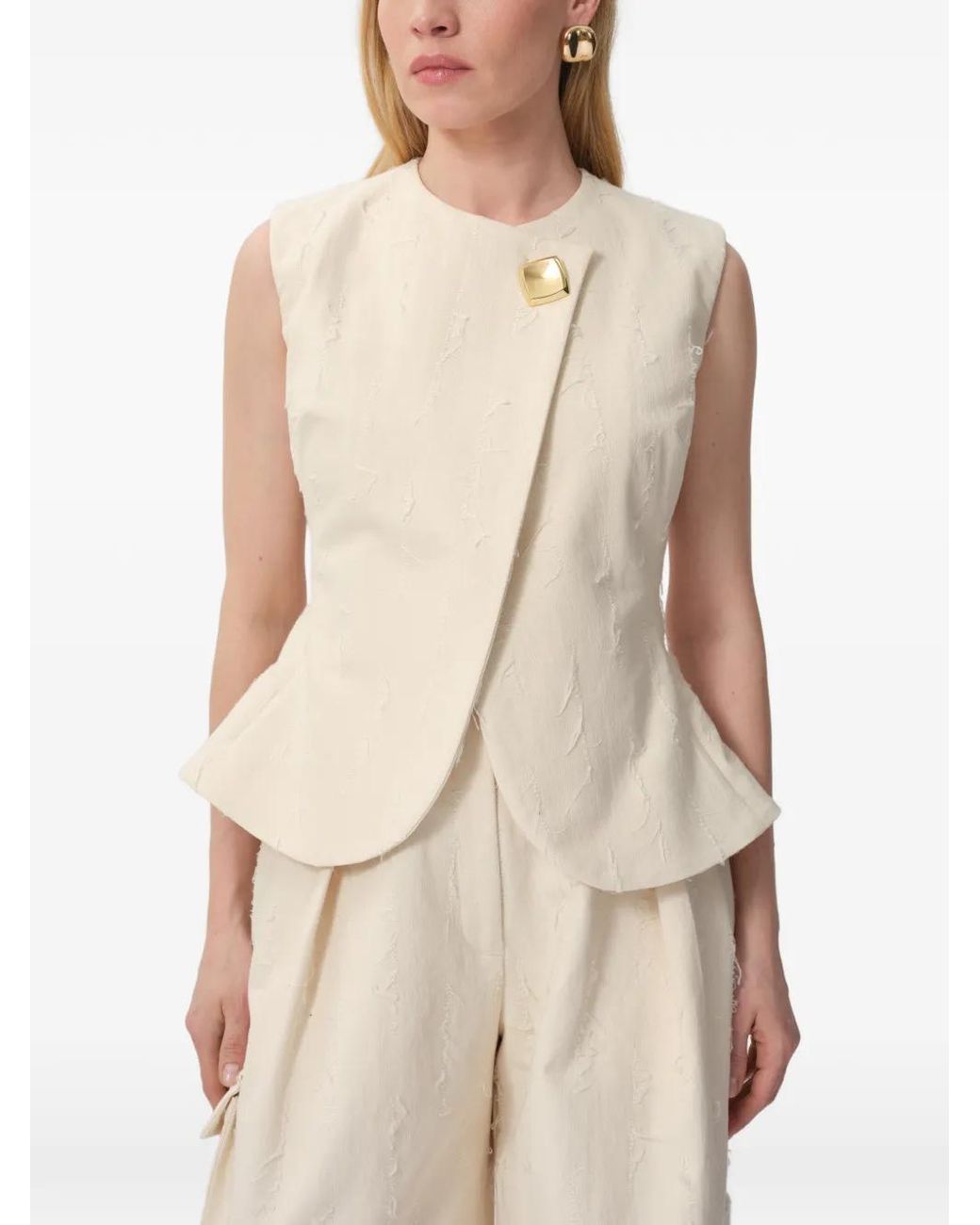 Concepto Natural Stone Sleeveless Vest