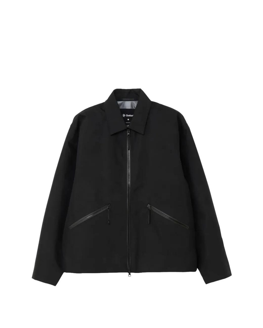 Goldwin Black Gore-Tex Zip-Up Jacket for men