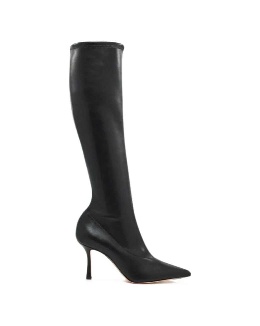 Casadei Black Nina Knee-High Boots