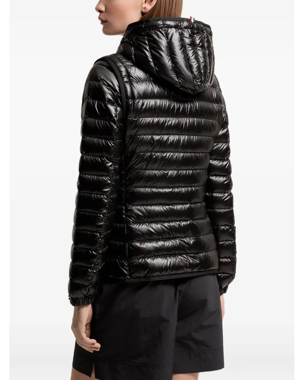 Moncler Karura Gewatteerd Jack Met Capuchon in het Black