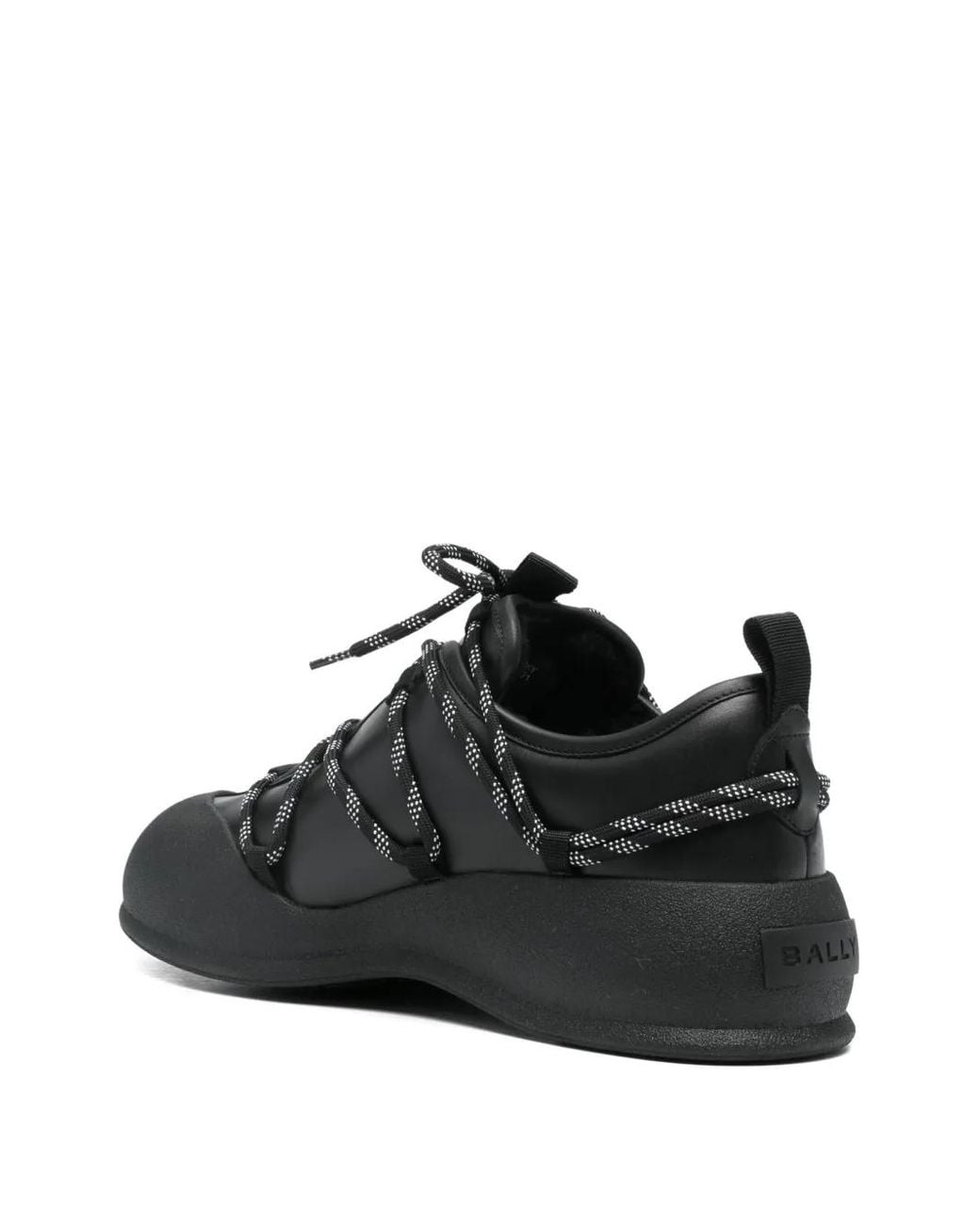 Bally Black Lace-Up Boots for men