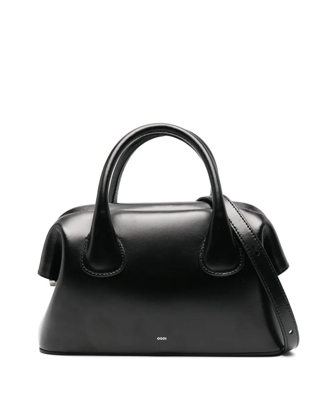 OSOI Black Mini Boat Tote Bag