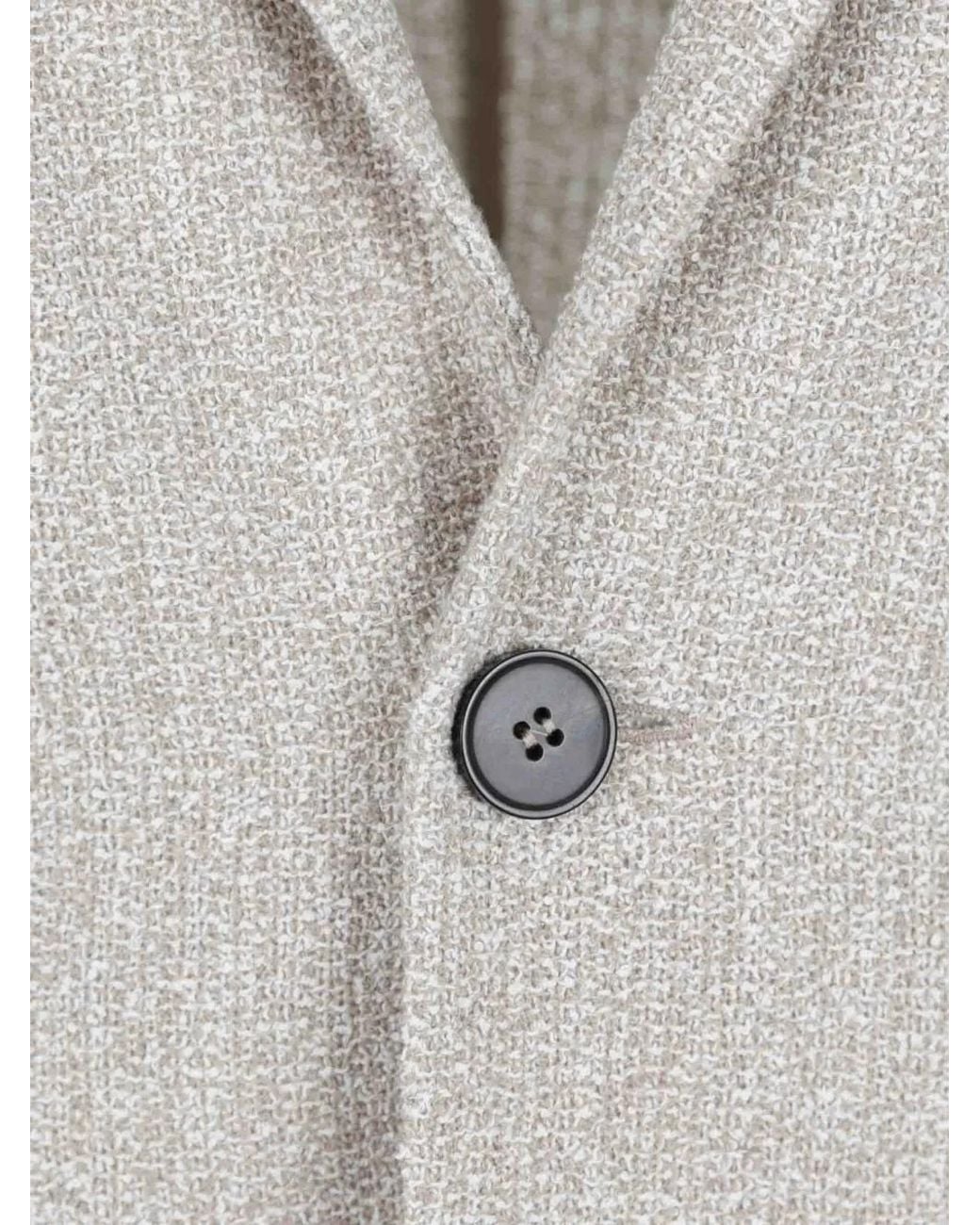 Harris Wharf London White Single-Breasted Blazer for men