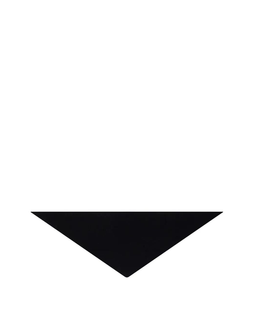 Le Bonnet Black Triangular-Shape Scarf