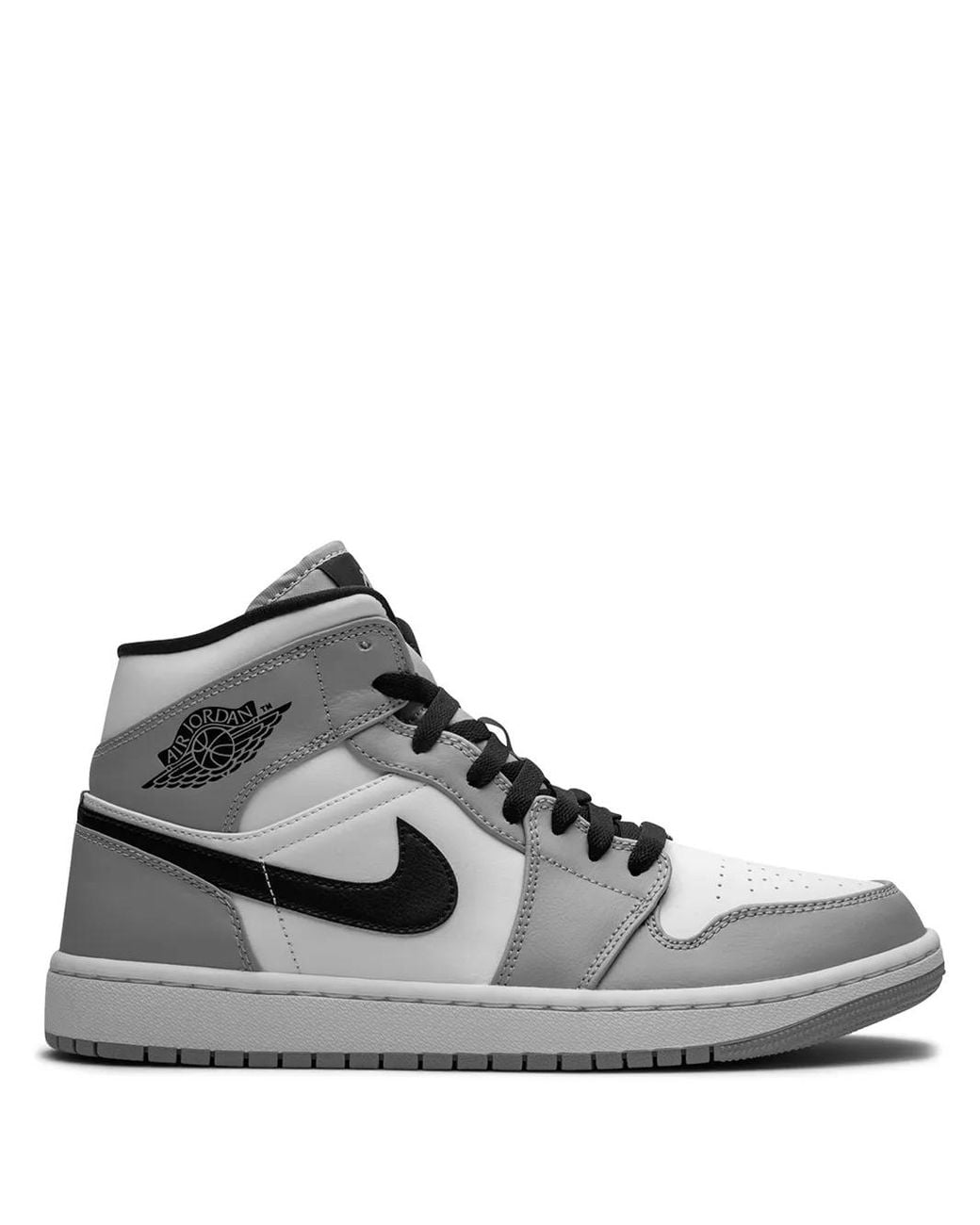 Nike Brown Air 1 Mid "Light Smoke" Sneakers for men