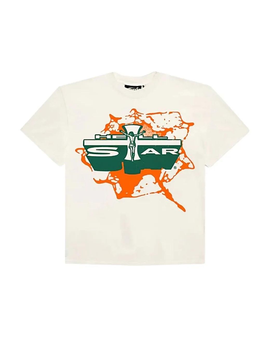 HELLSTAR White Graphic-Print T-Shirt for men