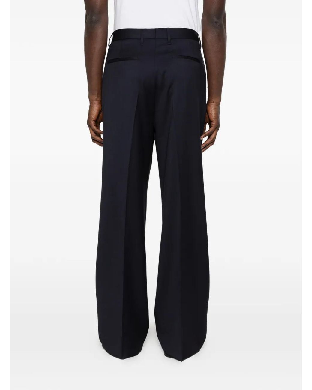 Lardini Black Migio Pleated Trousers for men