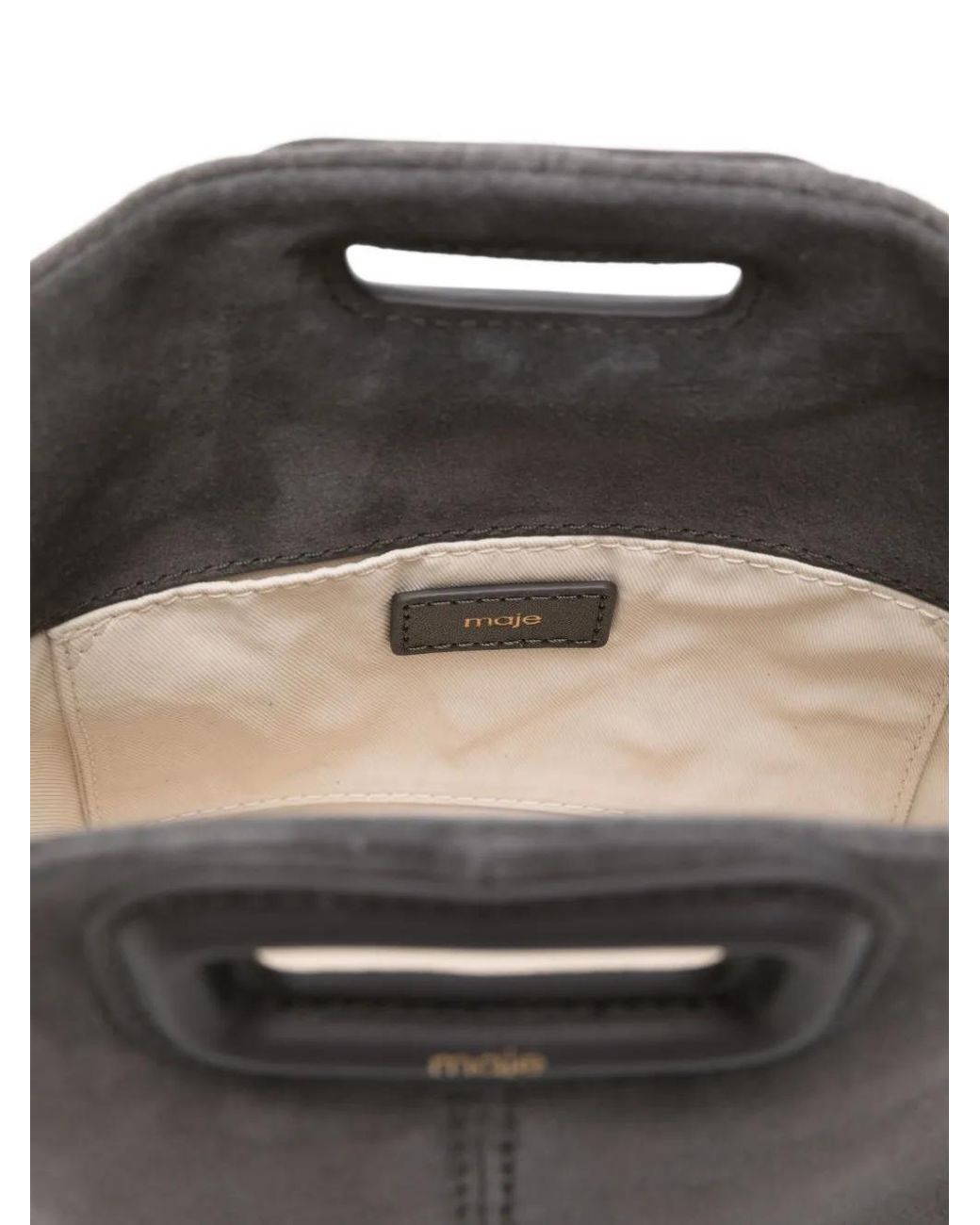 Maje Black Miss M Fringe Mini Bag