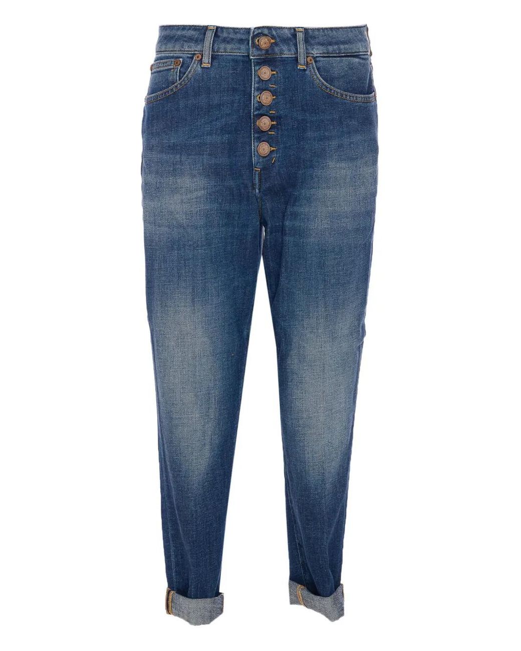 Dondup Blue Jeans Mit Aufgesetzten Taschen