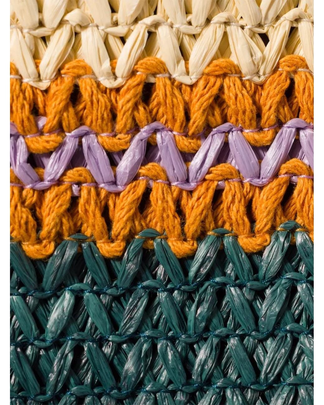 Miu Miu Red Raffia-Effect Woven Tote Bag