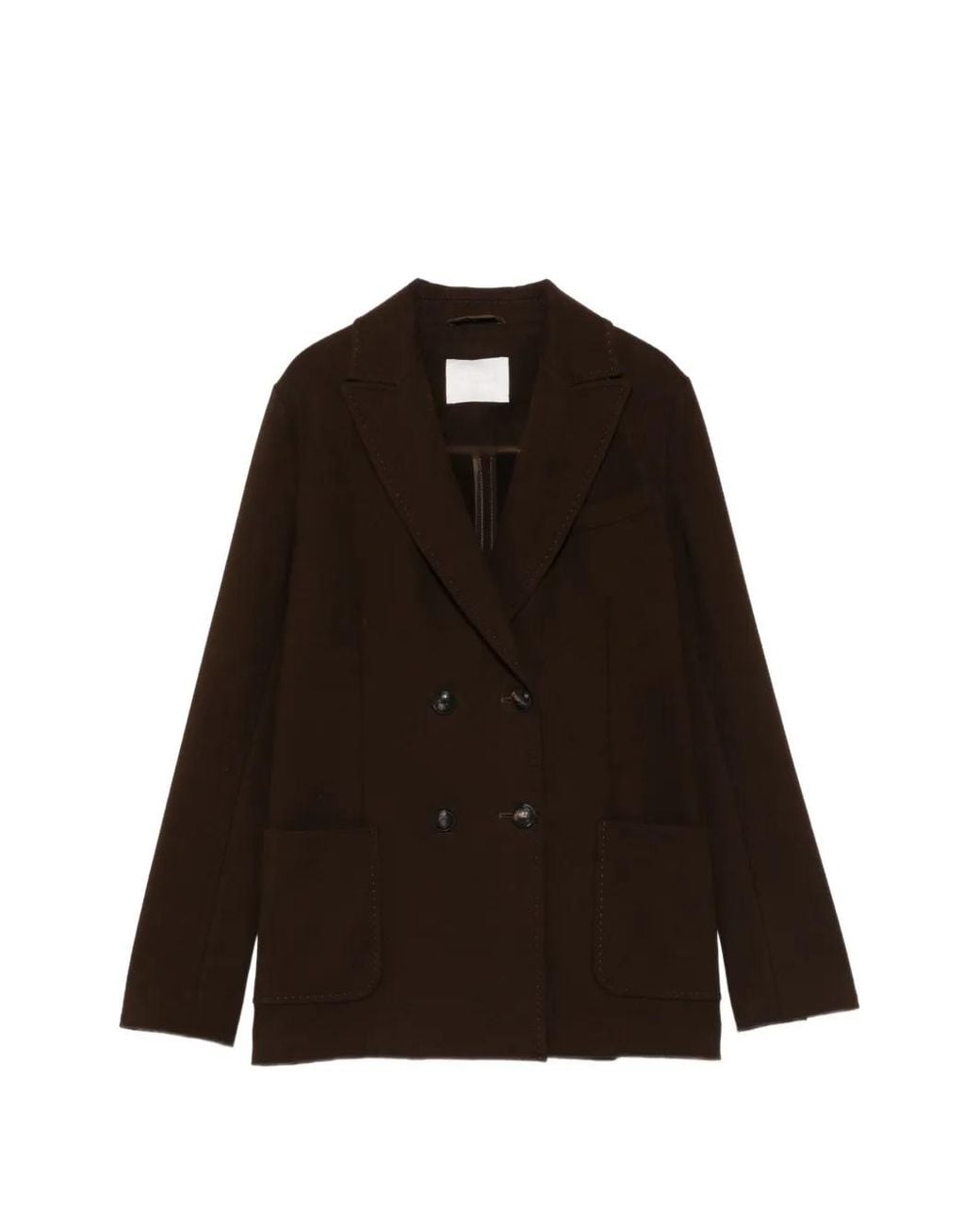 Circolo 1901 Black Double-Breasted Blazer
