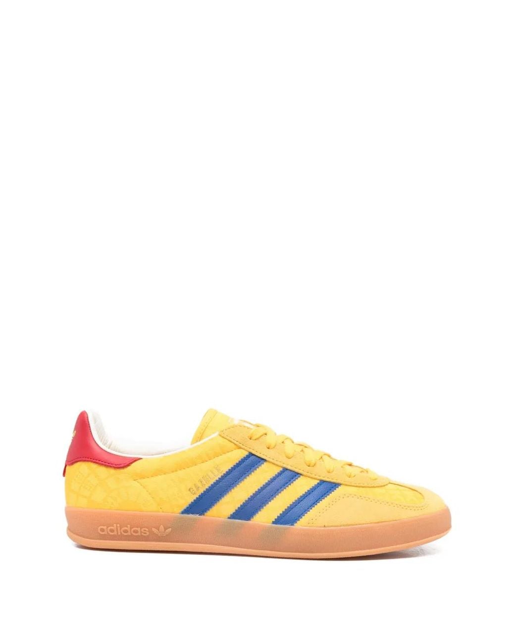 Adidas Yellow Baskets Gazelle Indoor À Rayures for men