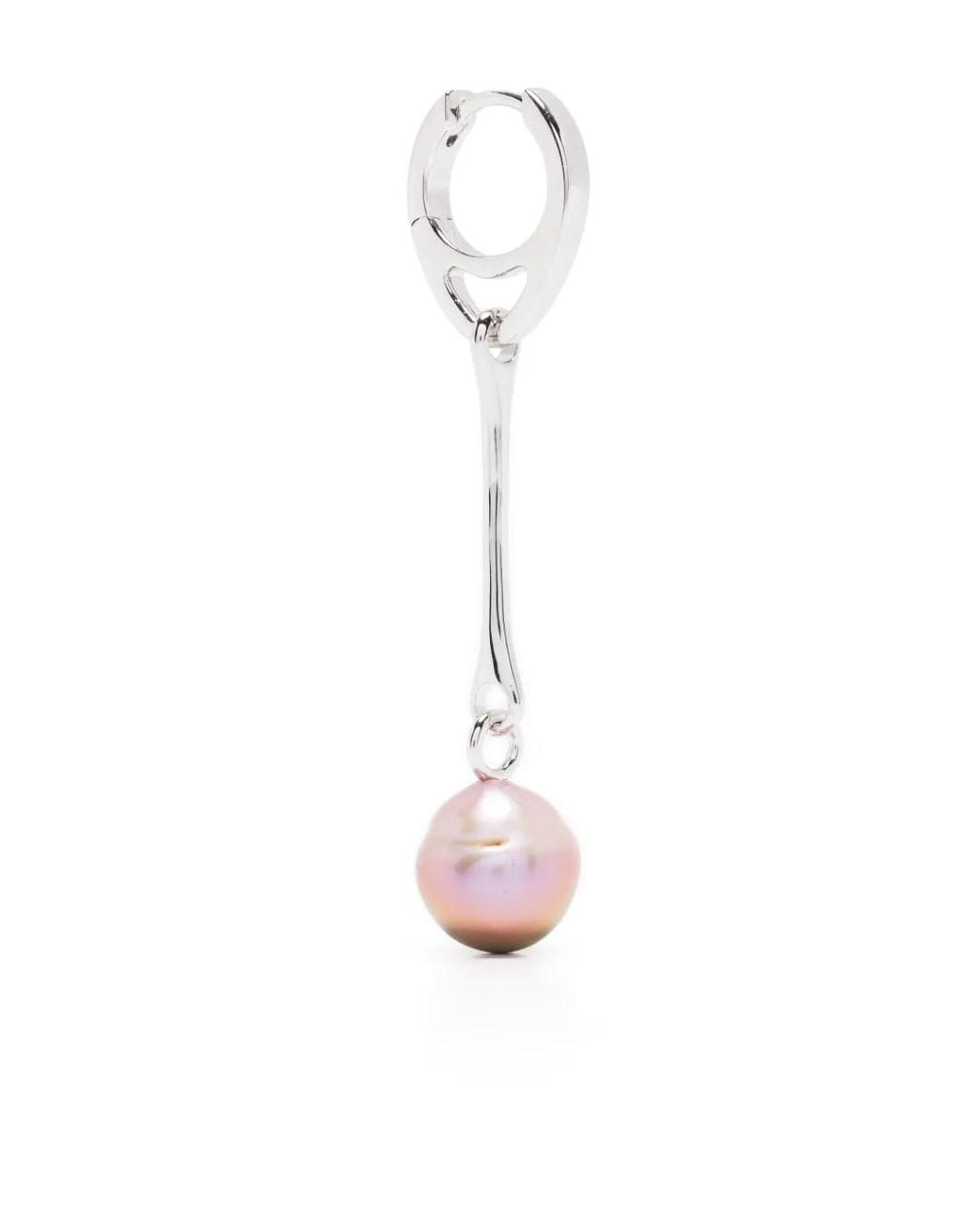Maria Black White Squash Single Drop Earring