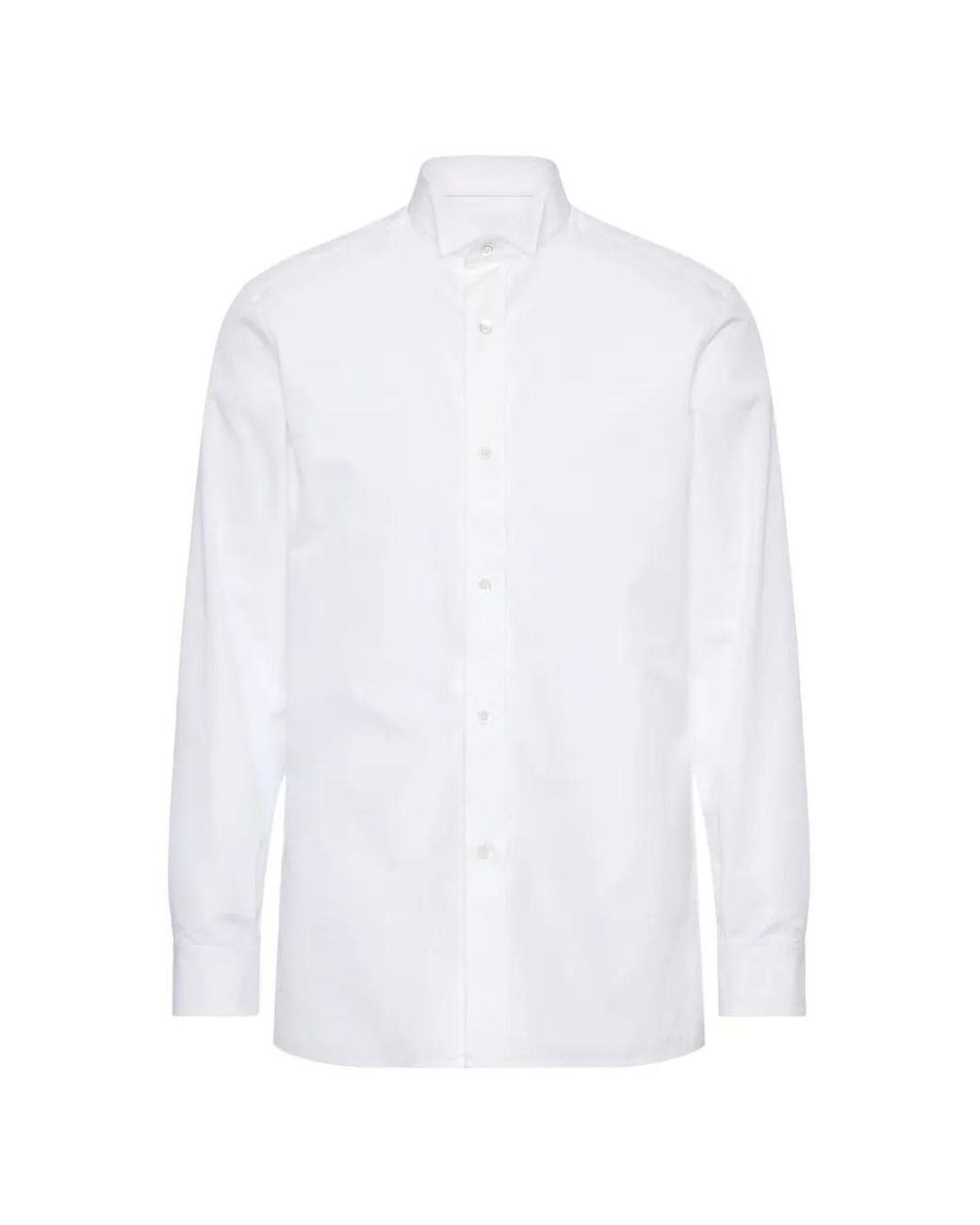 Maison Margiela White Long-Sleeve Shirt for men
