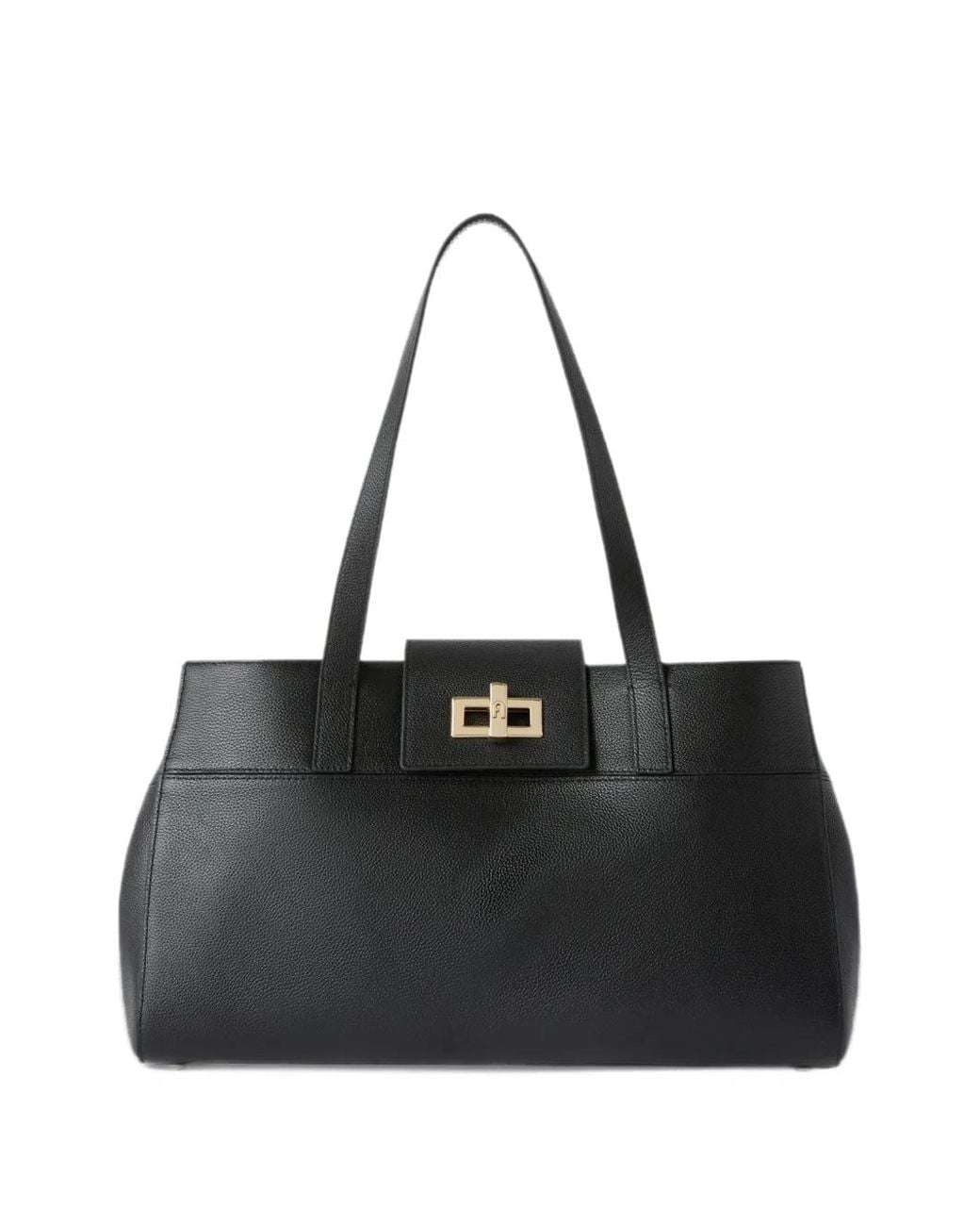 Furla Black Amelia Tote Bag