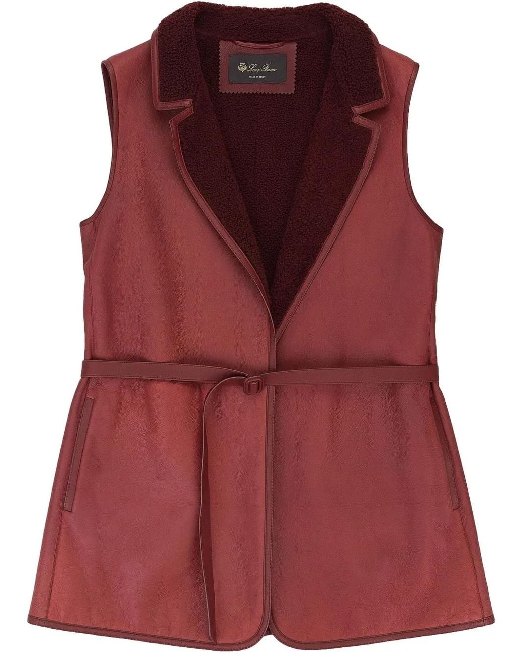 Loro Piana Red Sherman Hartfield Gilet