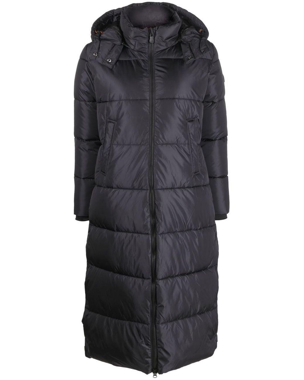 Save The Duck Colette Long Puffer Coat in Blue | Lyst Canada