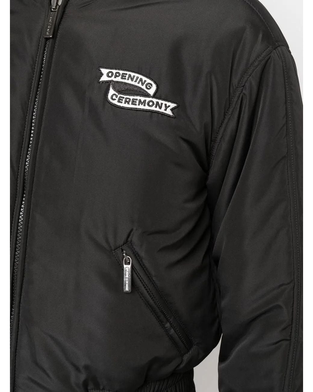 Veste Bomber À Patch Logo Opening Ceremony en coloris Black