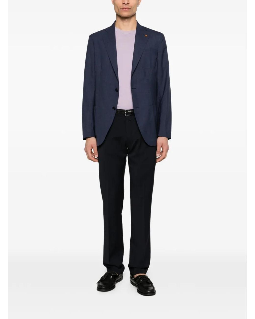 Latorre Blue Stitching Blazer for men