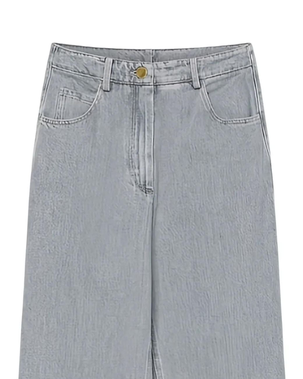 Forte_forte Gray Flared Jeans
