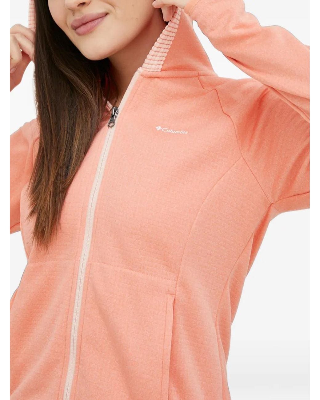Columbia Pink Zip-Up Hoodie