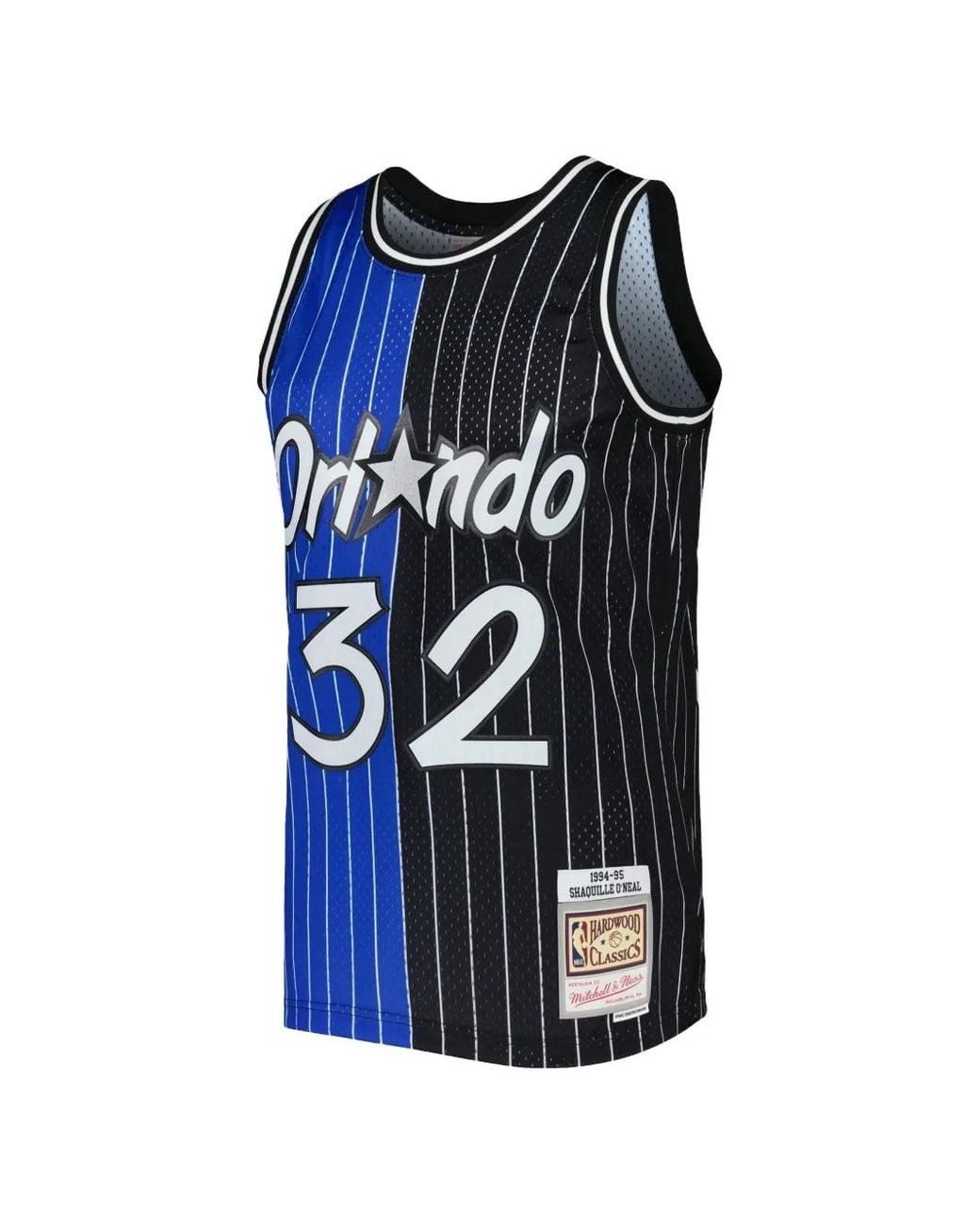 Mitchell & Ness Blue Split Swingman Striped Vest for men
