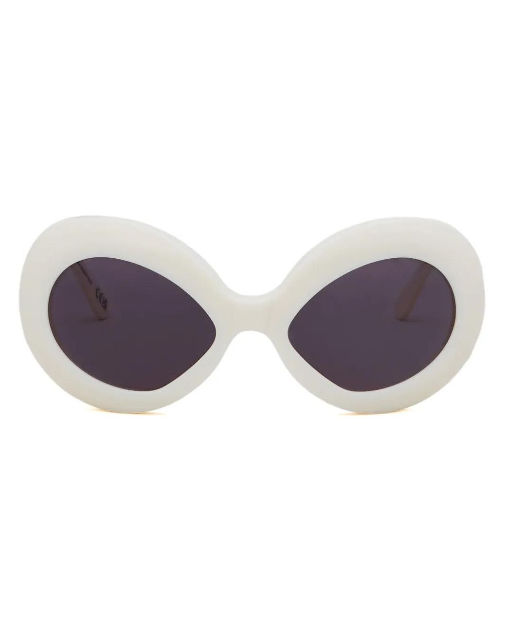 Marni White Lake Of Fire Sunglasses