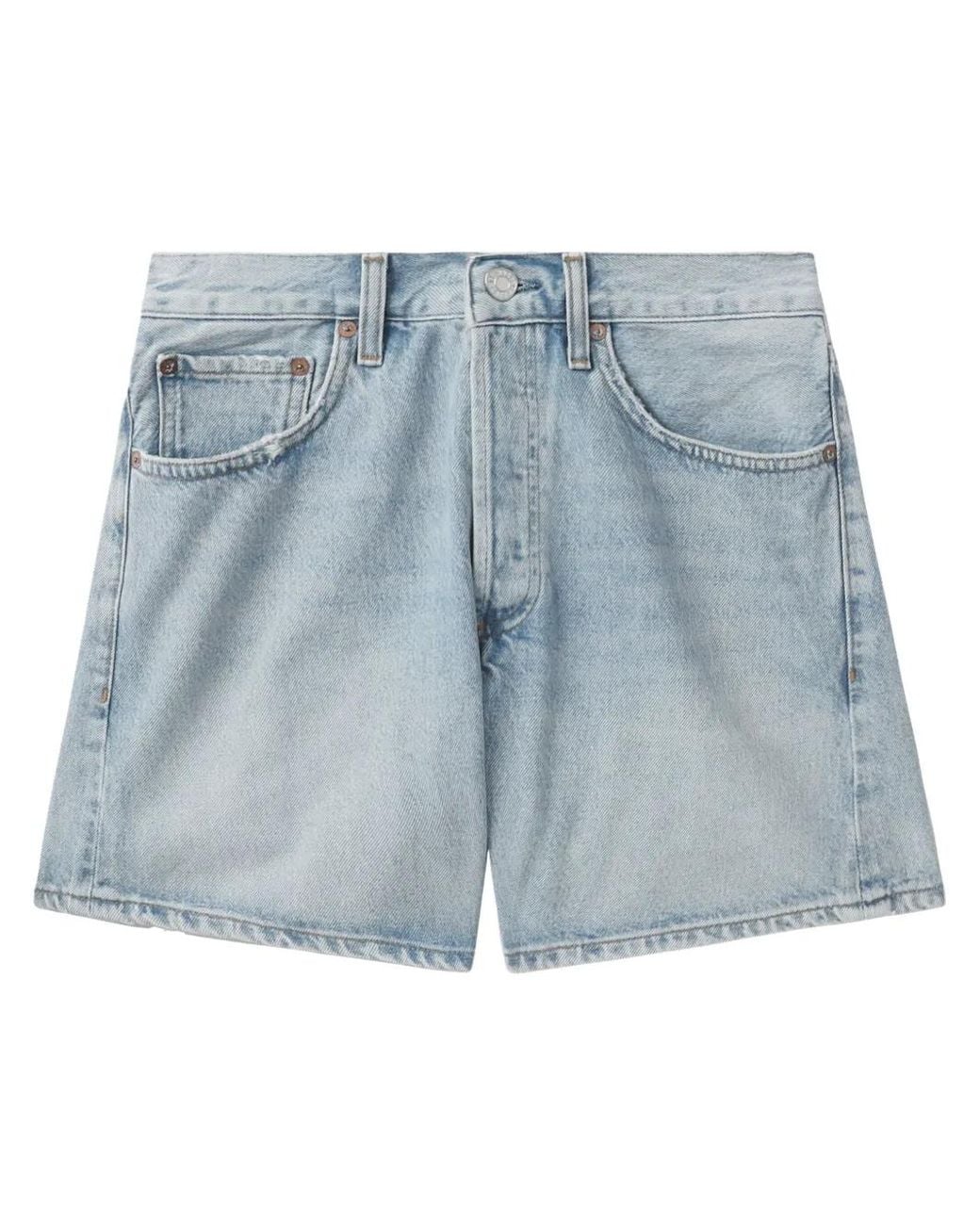 Agolde Denim Shorts in het Blue