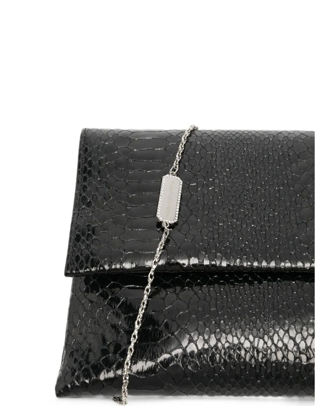 Twentyfourhaitch White Nireya Clutch Bag