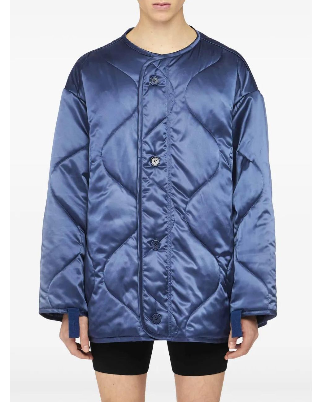 J.W. Anderson Blue Quilted Jacket for men