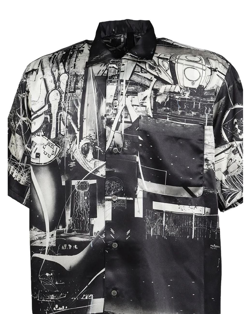 SHT Black The House Of Cosmic Horror Painting Shirt for men