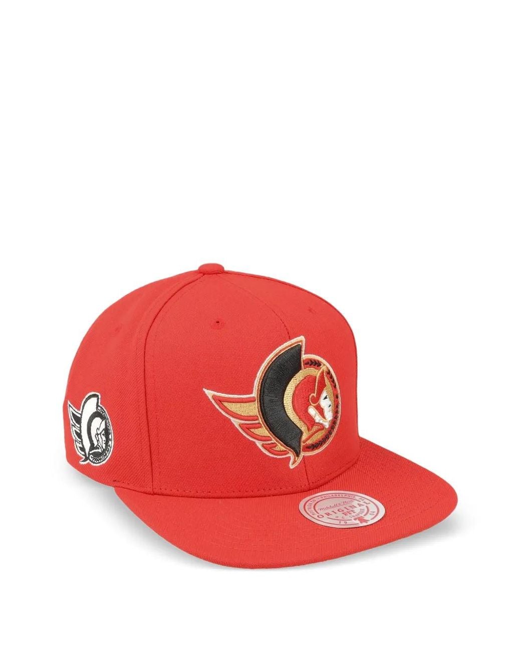 Mitchell & Ness Red Ottawa Senators Nhl Alternate Flip Snapback Cap for men