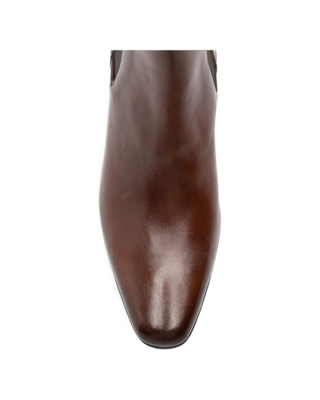 Pantanetti Brown Leather Chelsea Boots