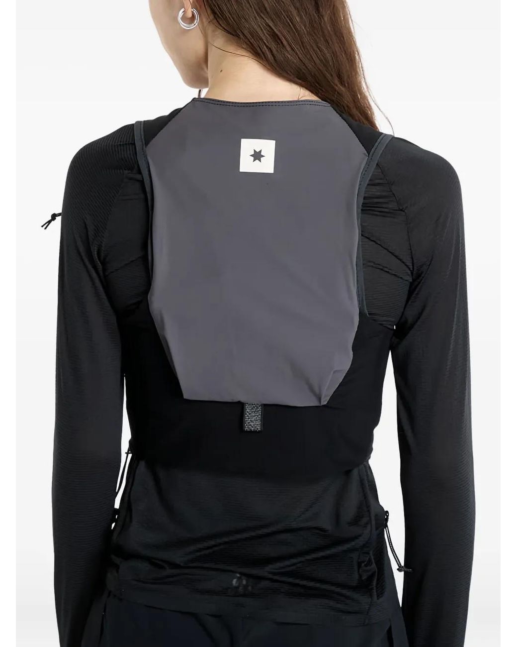 Saysky Black Flow Vest 8L Star-Logo Running Vest