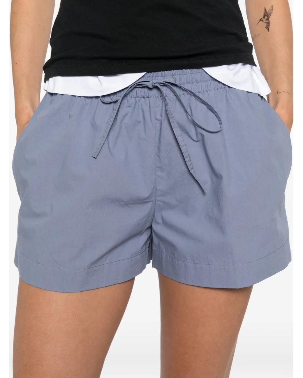 Matteau Blue Shorts Mit Kordelzug