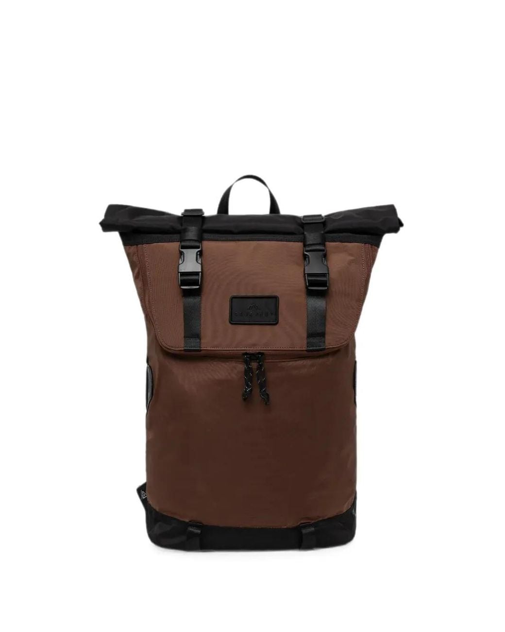 Doughnut Black Buckle-Fastening Backpack for men