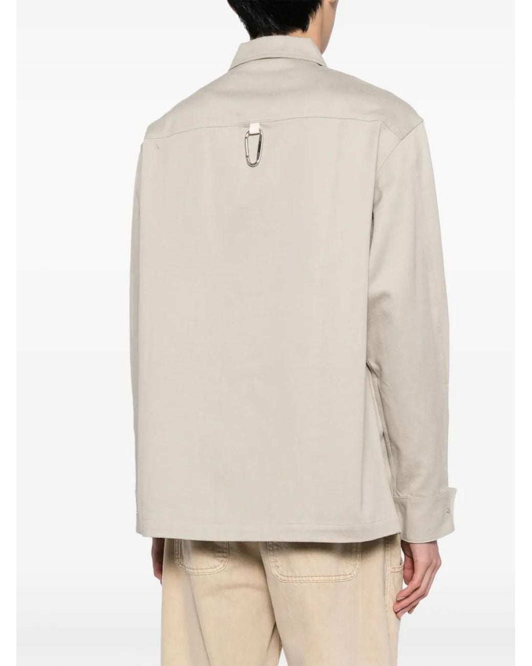 Spoonyard Natural Logo-Embroidered Oversized Shirt for men