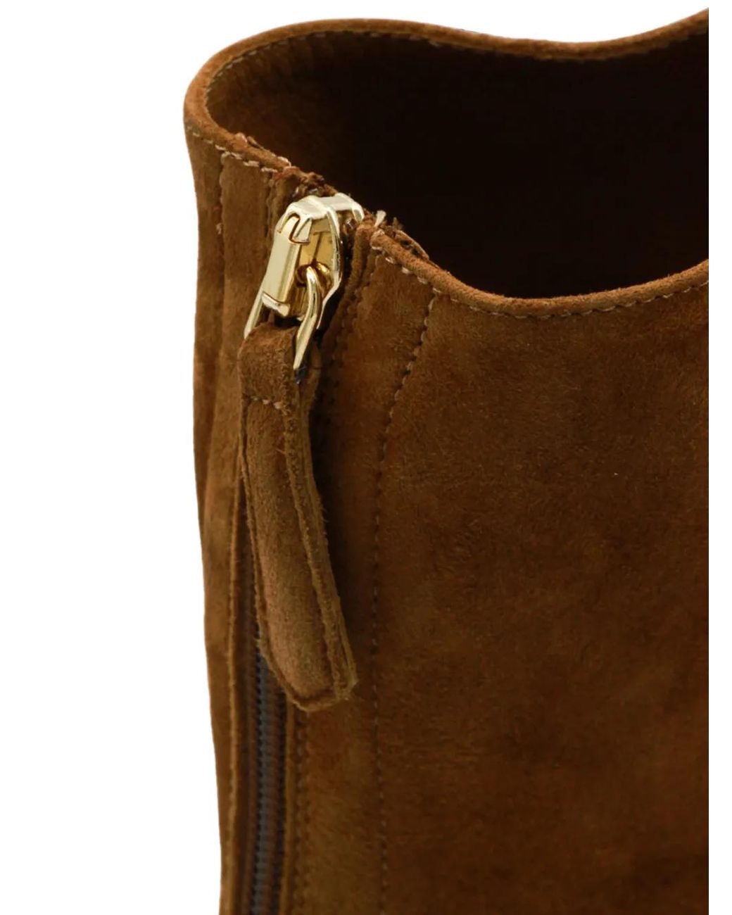 Aquazzura Brown Pointed-Toe Boots