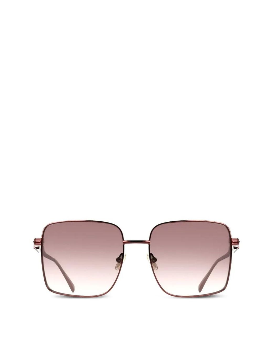 Ferragamo Eyewear Pink Square-Frame Sunglasses