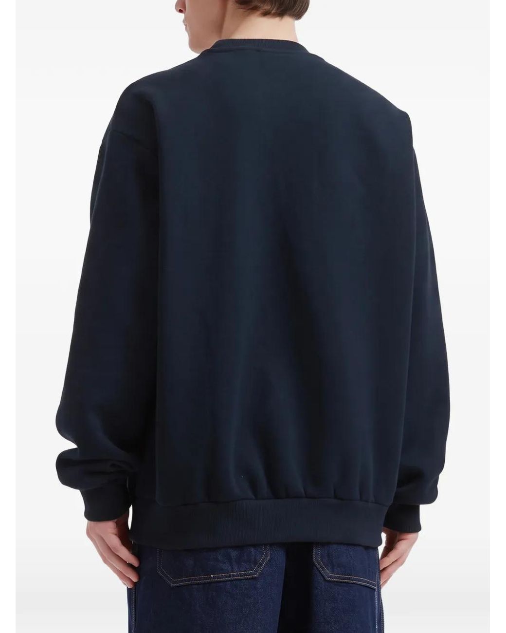 Chocoolate Blue Graphic-Print Sweatshirt for men