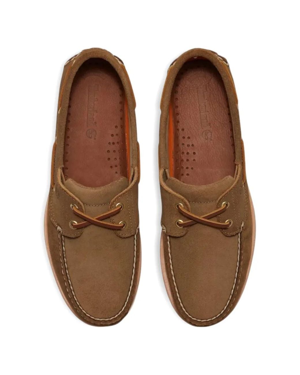 Timberland Brown Hand-Stitched Loafers for men