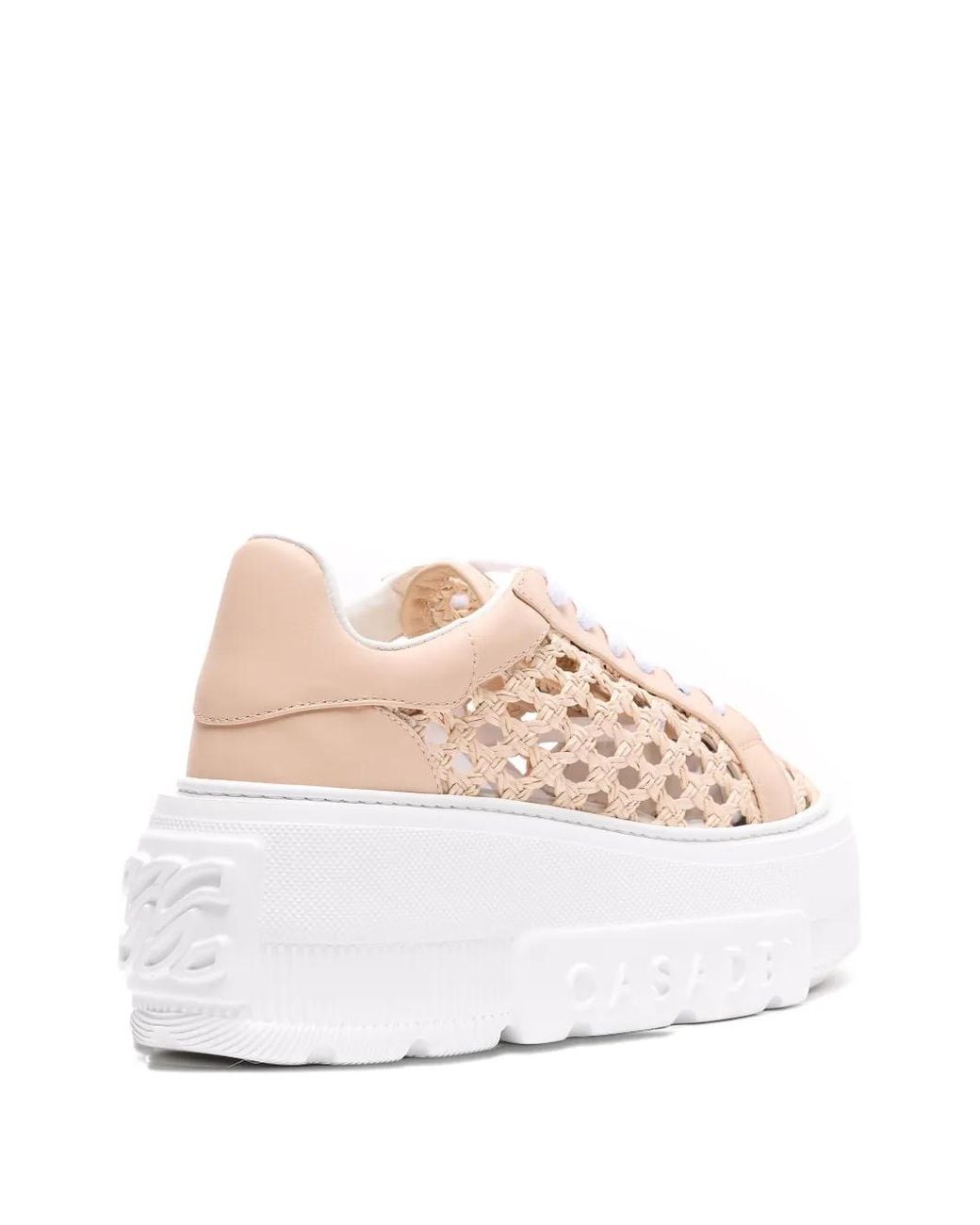 Casadei White Nexus Versilia Platform Sneakers