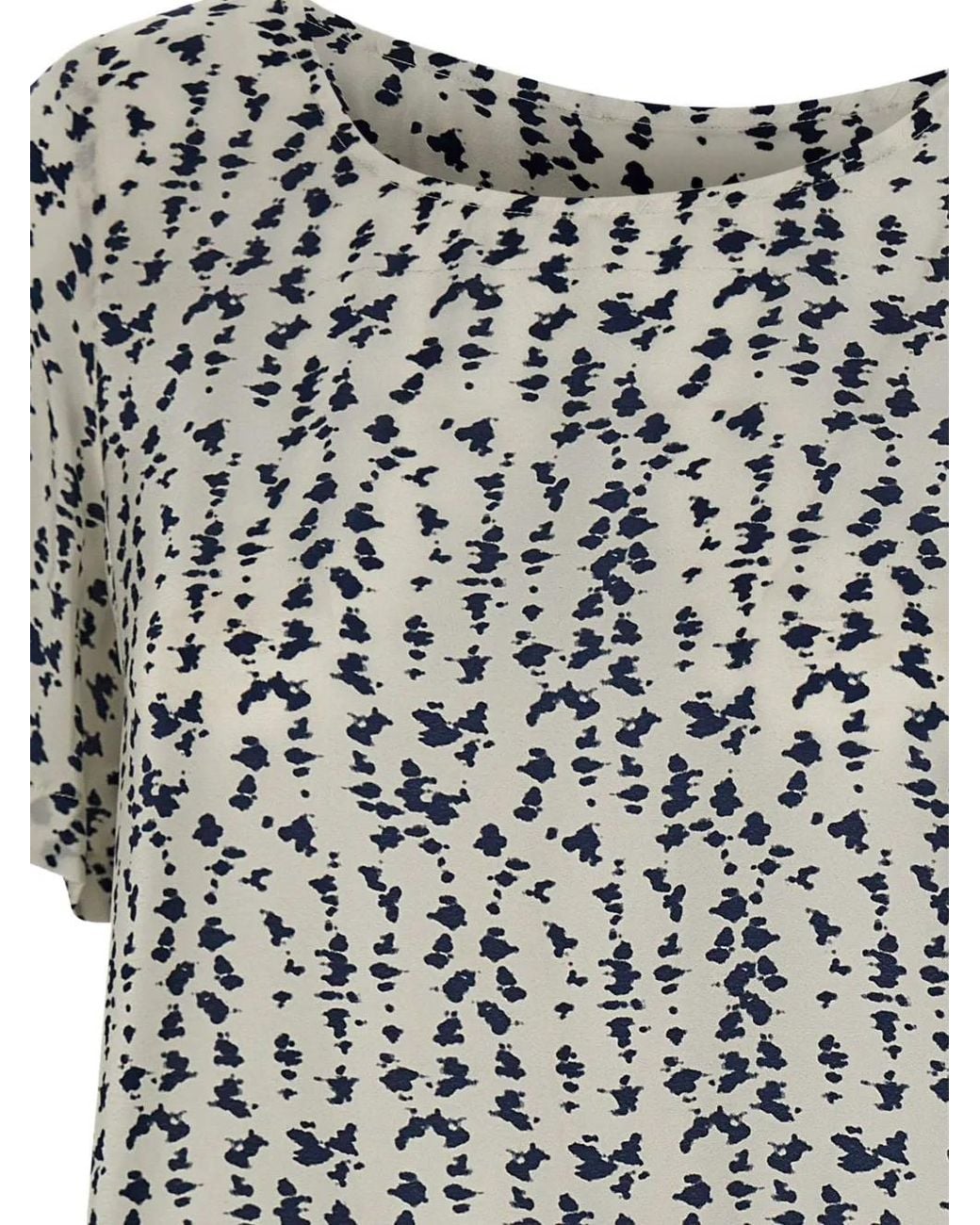Blouse Imprimée À Encolure Ronde Kaos en coloris White