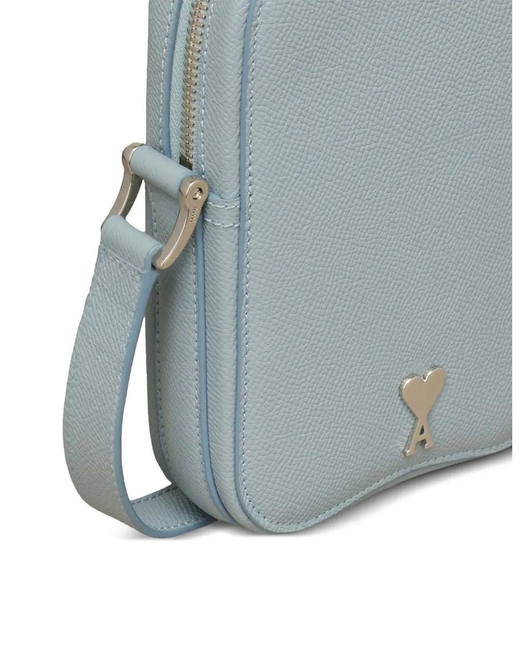 AMI Gray Paris Paris Shoulder Bag