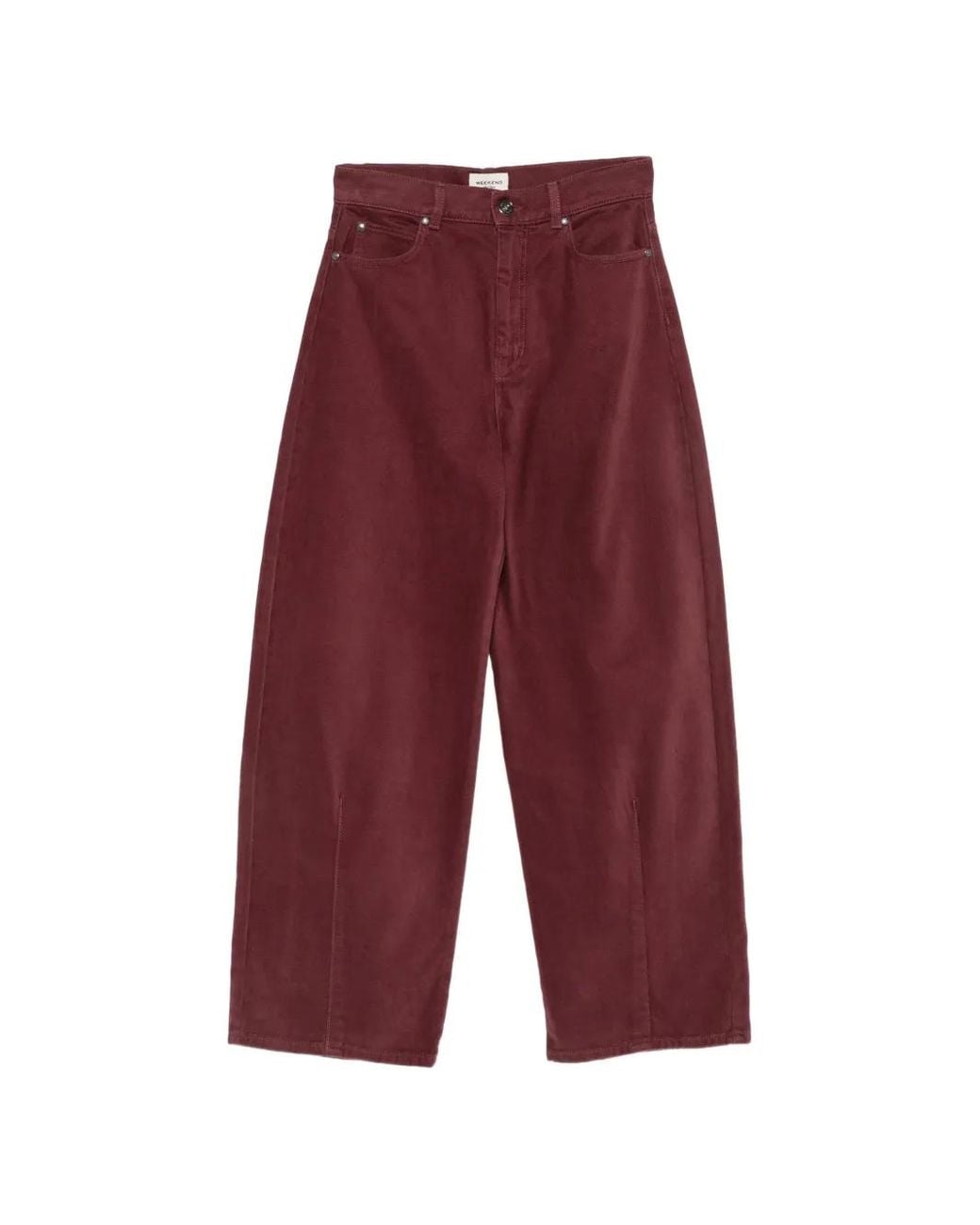 Weekend by Maxmara Red Corduroy Trousers