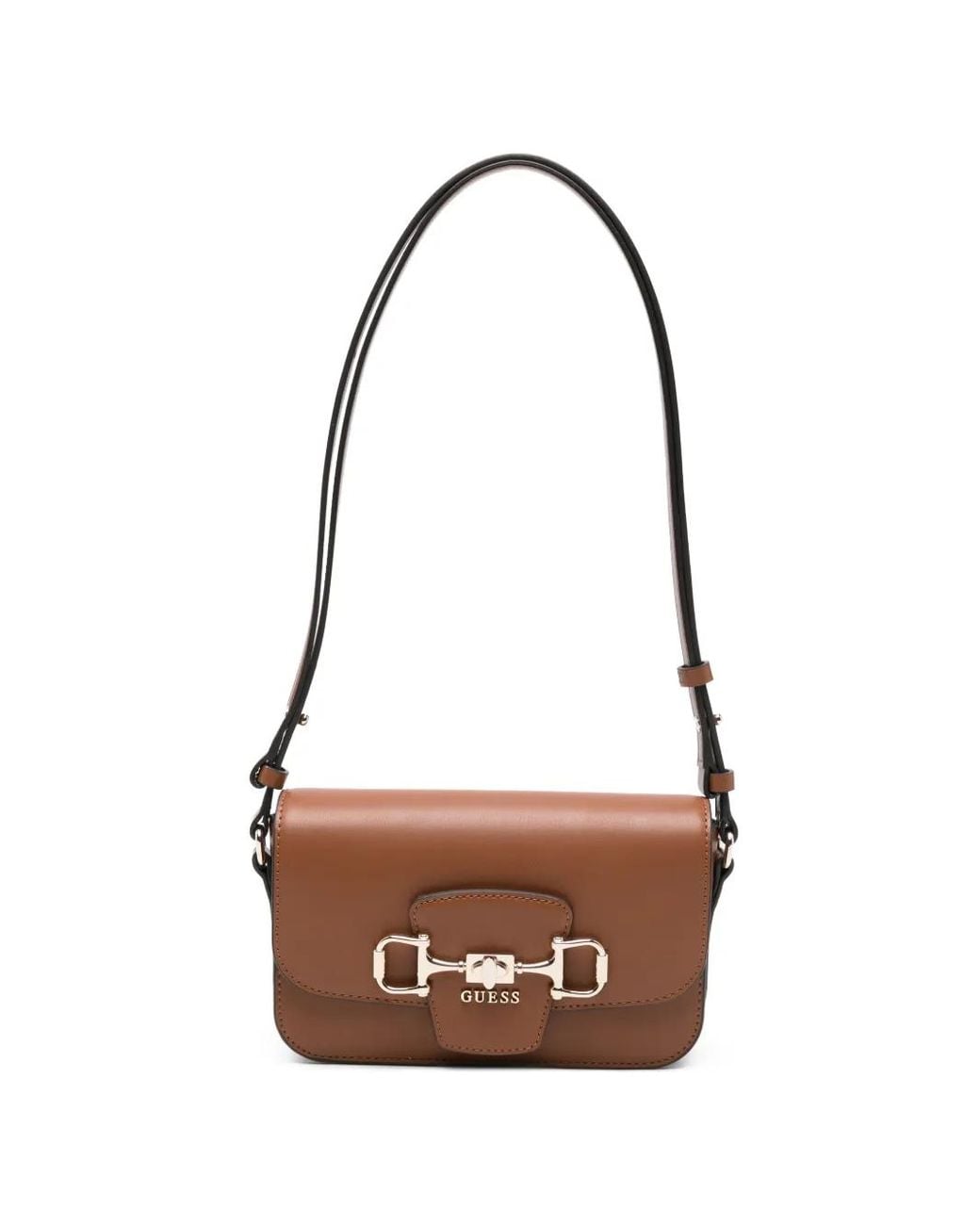 Guess White Janie Metal Detail Shoulder Bag