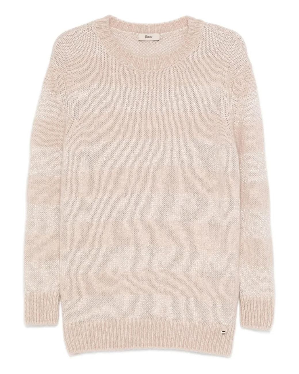 Herno Natural Round-Neck Knitwear