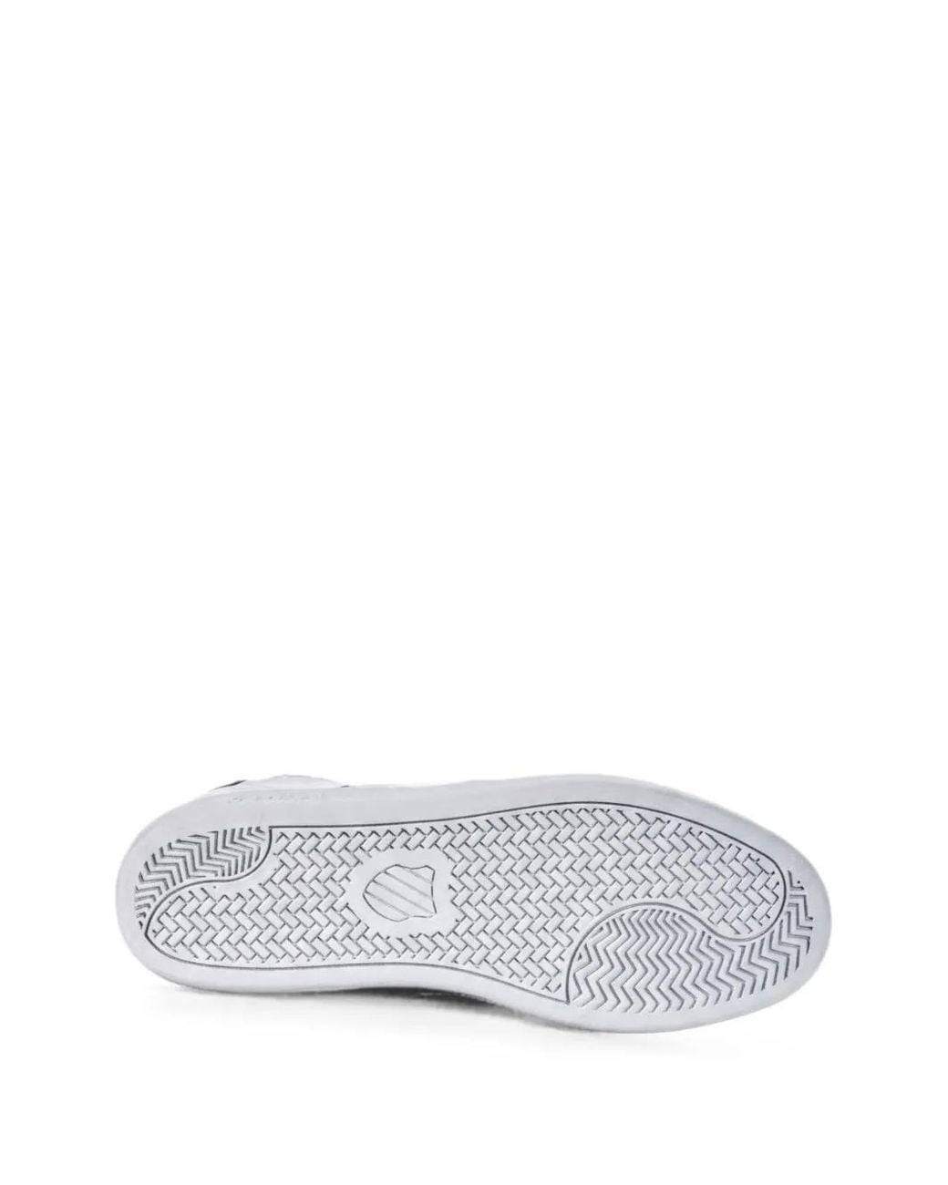 K-swiss White Logo-Patch Sneakers for men